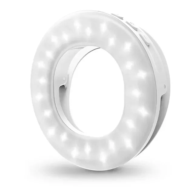 

Charge 48 LED Selfie Ring Light Mini Circle Mobile Phone Lens Makeup Fill Light Laptop Camera for Smart Phone Photography