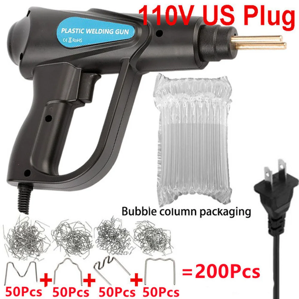 

70W Thermoplastic Welder Auto Plastic Bumper Repair Tool Hot Air Gun Hot Stapler Bumper Repair Auto Tool Kit Plastic Welder