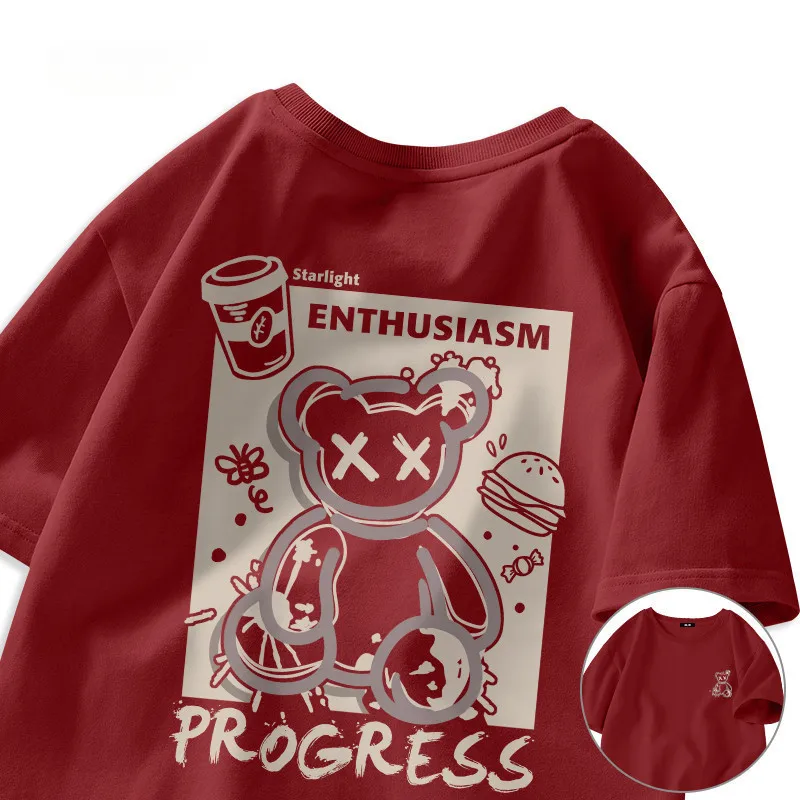 Большая футболка с короткими рукавами в стиле ретро граффити Street Bear