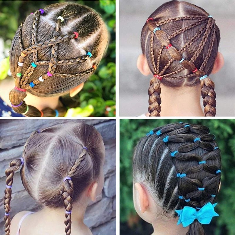 2000 шт. аксессуары для волос девочек подарок принцессы Милая резинка эластичные