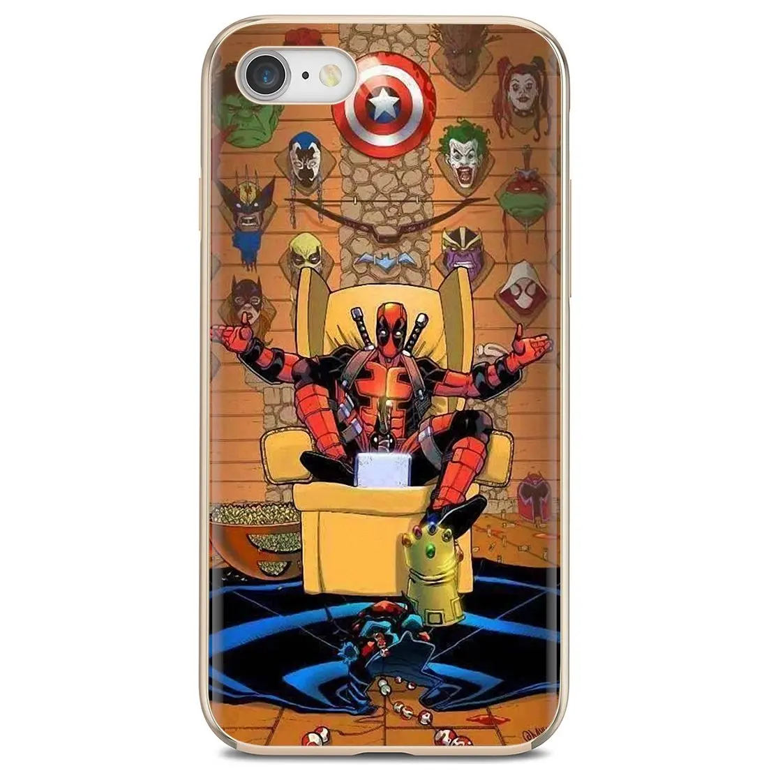 Для BQ Aquaris C U2 U V X2 X Lite Pro Plus M E4.5 X5 E5 4G 2017 S 5059 6040L Мстители из комиксов Marvel Superhero мягкие