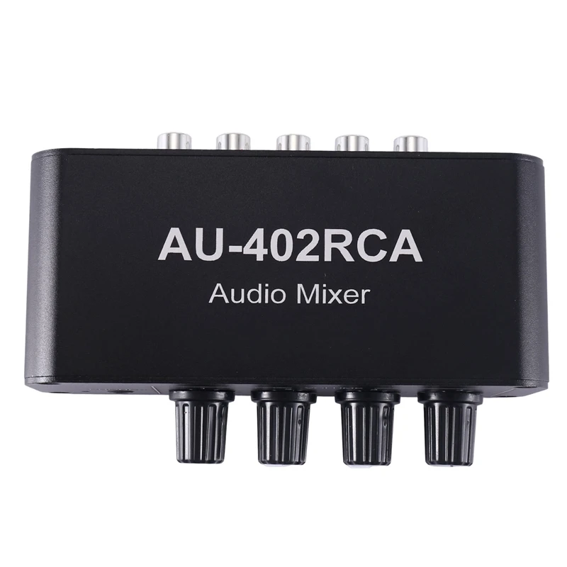 Многоисторийный RCA-микшер стереоаудиоревербератор 4 входа 2 выхода