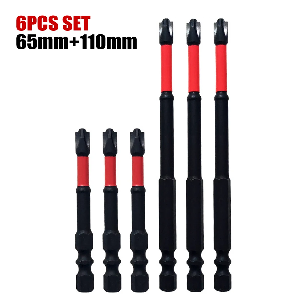 

65mm 110mm Magnetic Special Slotted Cross Screwdriver Bit Batch Head Nutdriver For Electrician FPH2 For Socket Switch Hand Tools