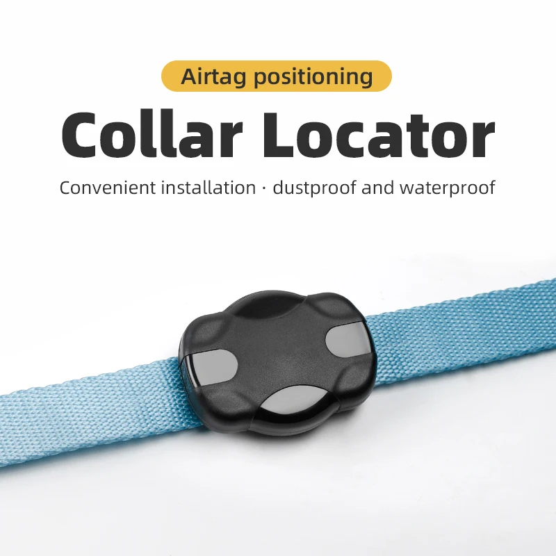 

GPS Applicable Airtag Protective Cover Apple Tracking Locator Pet Dog and Cat Collar Chain Anti-loss Device Keychain