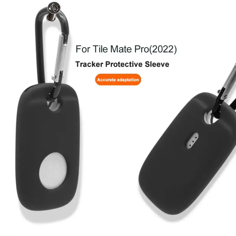 

Case For Tile Mate 2022 Tracker Protective Silicone Cover For Tile Mate Tracker Anti-Scratch Cover Protectors With Keychain