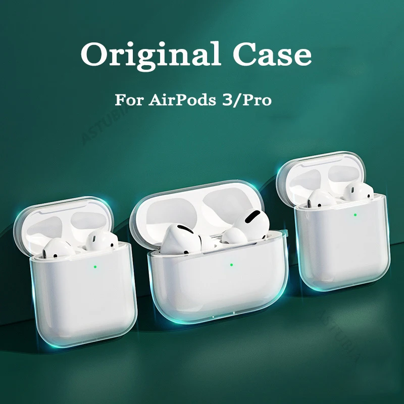 

Прозрачный защитный чехол для Airpods 3 2, Прозрачный чехол для Airpods Pro, мягкий силиконовый чехол для беспроводных наушников