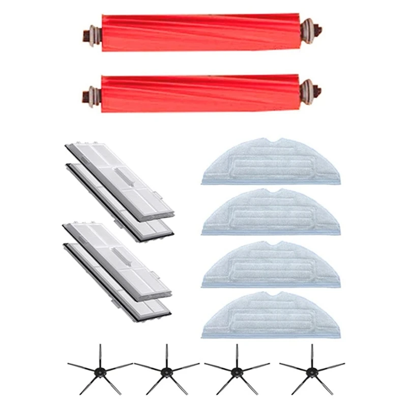 

For Roborock S7 T7S T7plus Vacuum Cleaner Replace Accessories Main Brush Filter Mopping Cloth Side Brush Spare Parts