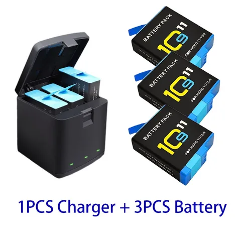 Аккумулятор jsdsolar для GoPro 9 10 11 2000 мАч