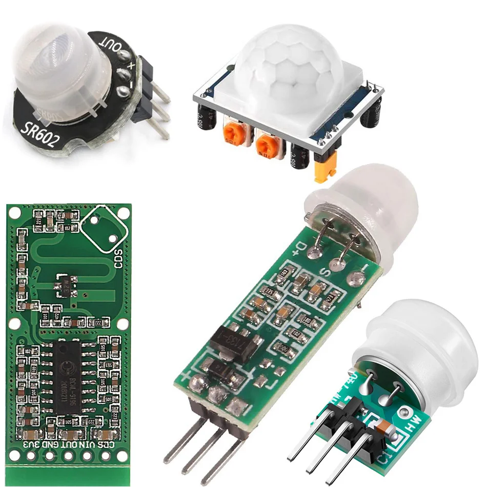 HC-SR501 AM312 SR602, регулируемый ИК-пироэлектрический инфракрасный мини-PIR-модуль, детектор датчика движения HC-SR505 для Arduino