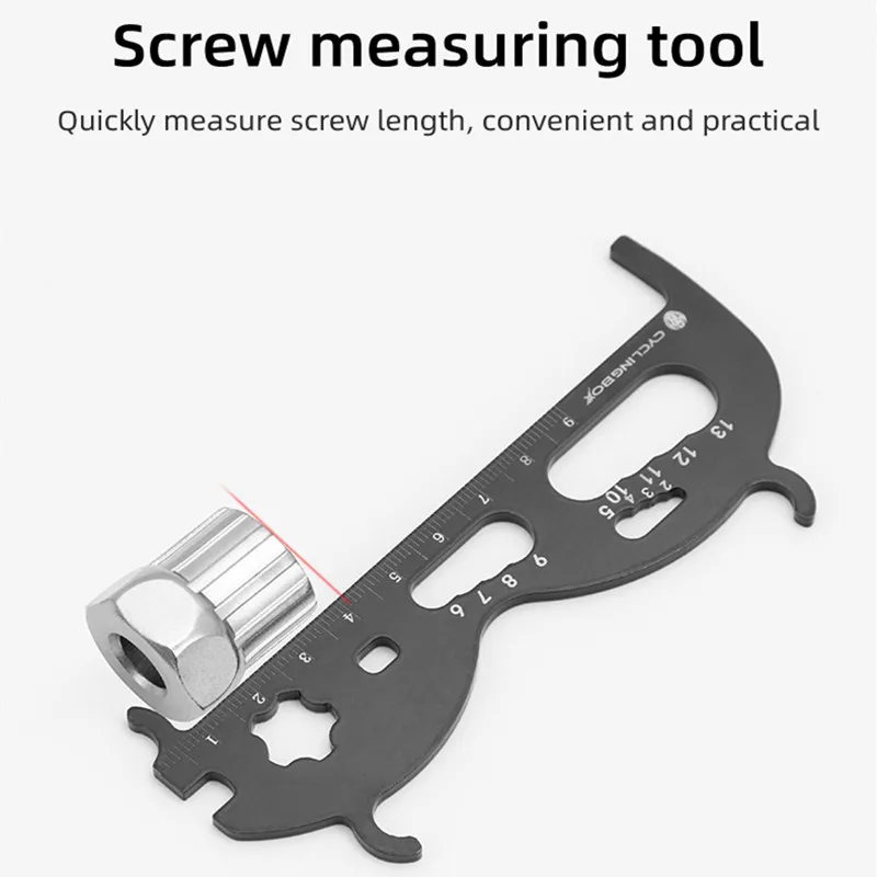 

Линейка для измерения износа велосипедной цепи, инструмент для ремонта велосипеда, измеритель цепи для горных и дорожных велосипедов, Сменные аксессуары