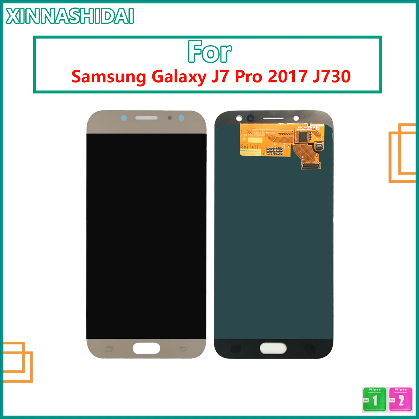 Для Samsung Galaxy J7 Pro 2017 J730 J730F дисплей 100% протестированный рабочий ЖК сенсорный экран