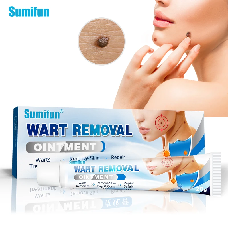 

Sumifun 20g Skin Tag Remover Wart Cream Micro Removal Ointment Treat Acne Herpes Mole Wart Face Care Herbal Ointment P1210