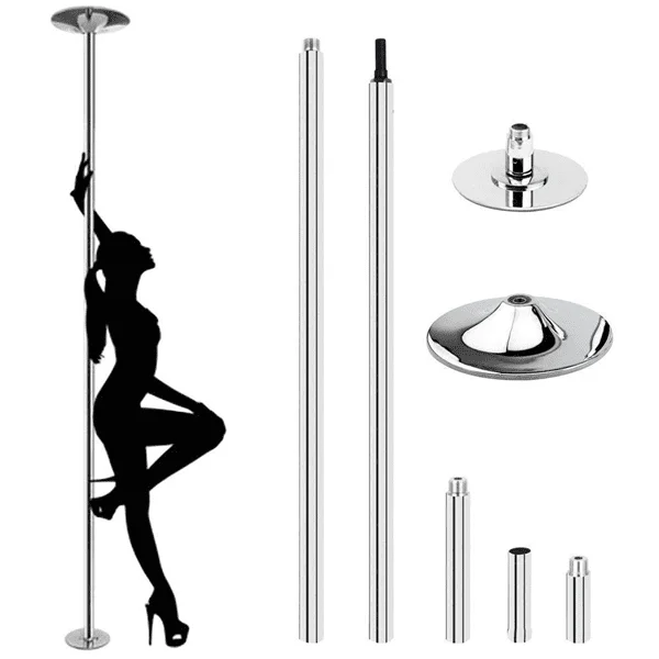 

Dance Pole Static Spinning Exercise Fitness Silver