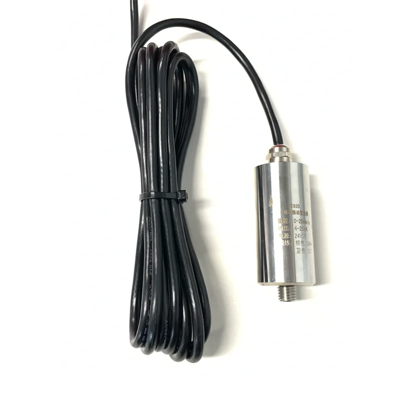 

Integrated Vibration Transmitter Vibrating Sensor Fan Motor Pump Vibration Probe 4-20mA