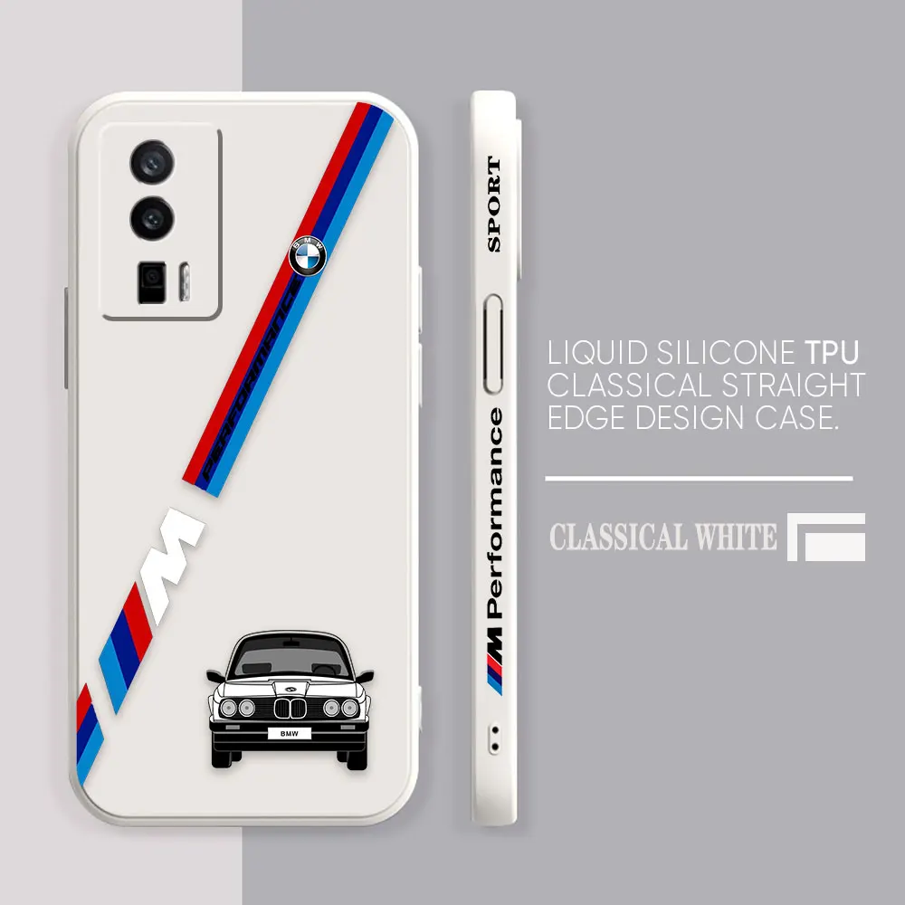 Case For Redmi K60E K60 K50 K40S K40 K30 K20 12C 10C 9A 9 10X 10A 10 Pro 4G 5G Gaming Case Shell Simple Luxury Sports Car B-BMW