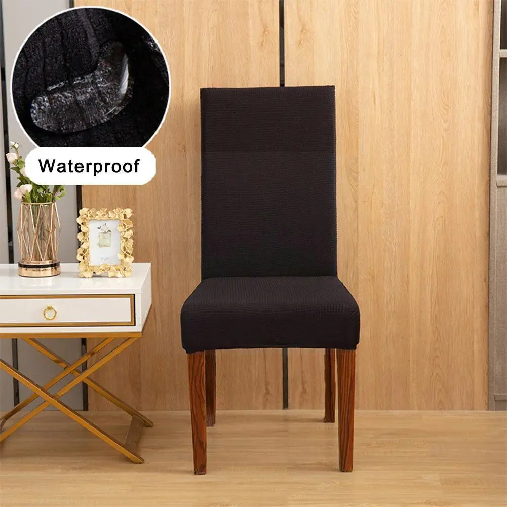 

Slipcover Removable Anti-dirty Seat Chair Cover Spandex Kitchen Cover for Banquet Wedding Dinner Restaurant housse de chais L6D3