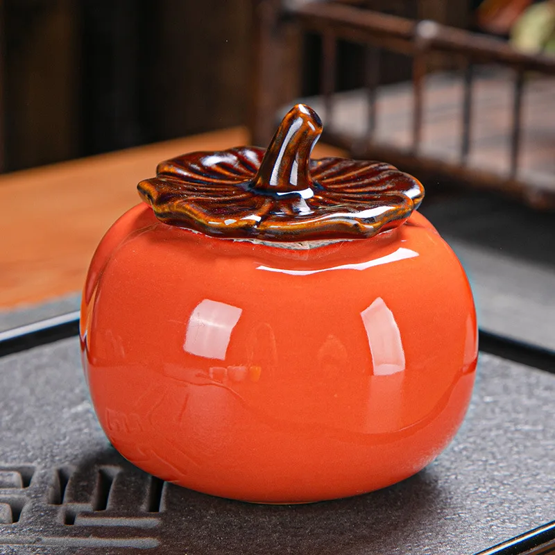 

Кастрюля для чая Persimmon, все креативный счастливый чайник, домашний портативный герметичный влагостойкий чайник