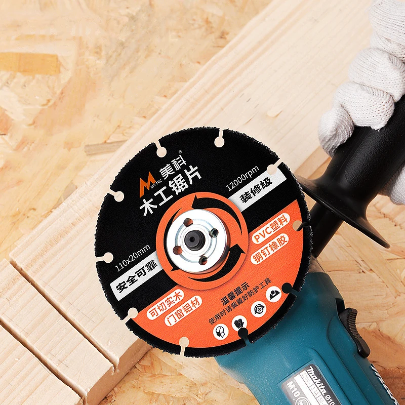 Wood Cutting Disc Vacuum Brazed Wood Board Plastic PVC Rubber Pipe Angle Grinder Saw Blades Bore 22mm Special for Carpenters