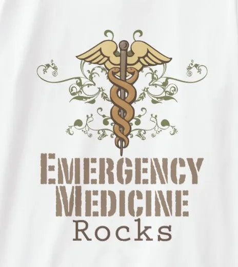 Модная аварийная футболка Caduceus с изображением медицинских камней. Летняя