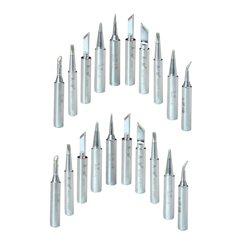 

20Pcs 900M-T Soldering Iron Tips Silver