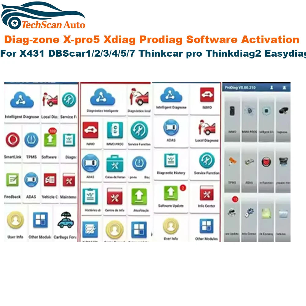 Фото Активация программного обеспечения Thinkcar Thinkdiag/Diagzone/Xdiag/XPRO5/Prodiag для X431 DBScar1/2/3/4/5/7, Thinkcar pro, Thinkdiag2, Easydiag №1