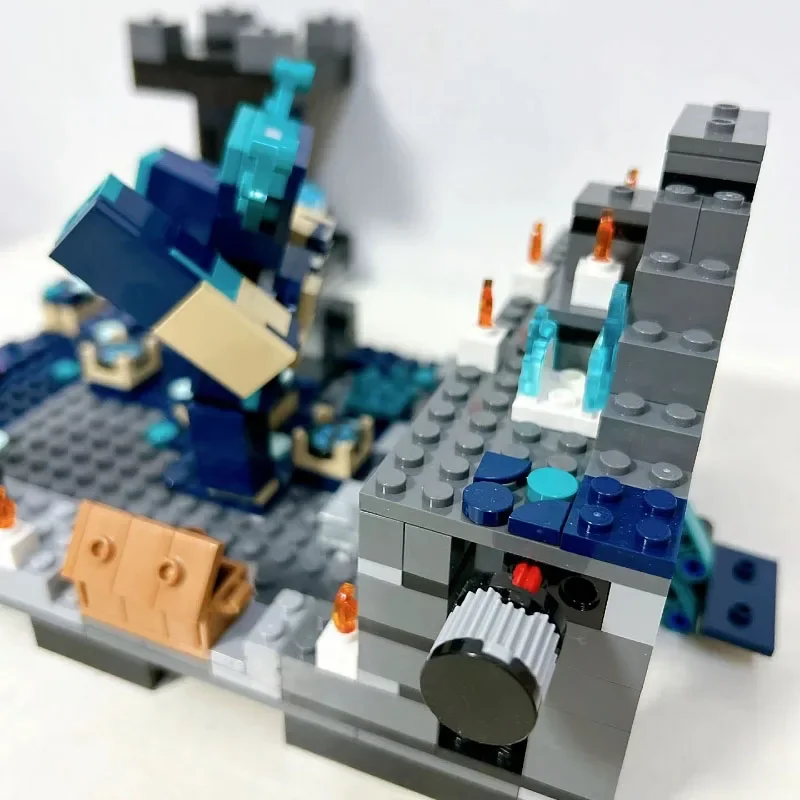 Креативные DIY темные боевые строительные блоки модель ограждения украшение