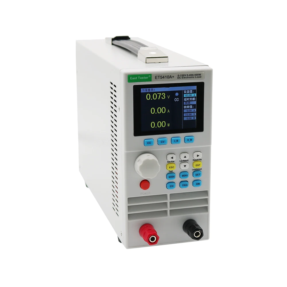 

ET5420A+ ET5410A+ Electrical Load 150V 40A/15A 400W Professional Programmable Digital DC Load Electronic Battery Tester Meter