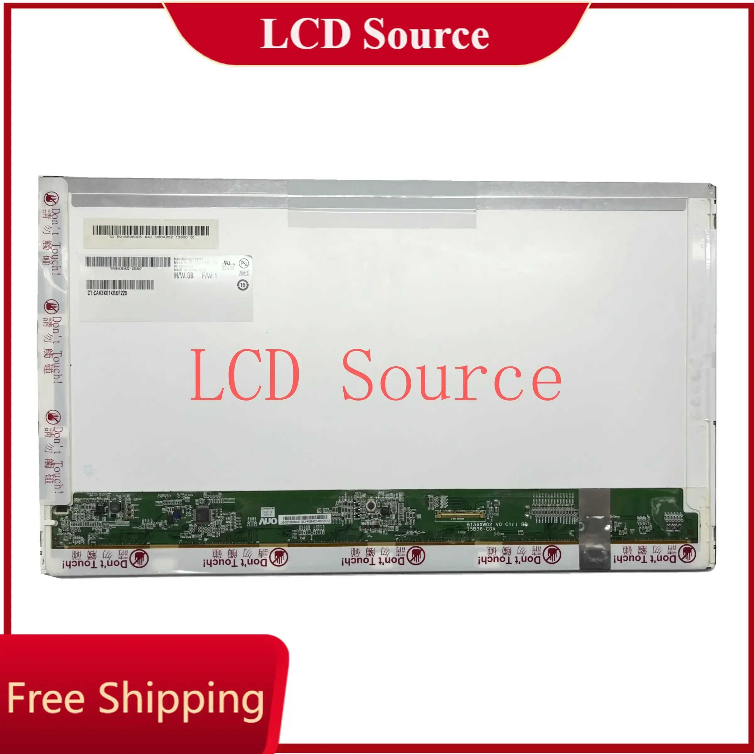 B156XW02 V.1 V.0 N156B6-L04 LTN156AT03 LP156WH2-TLC1 1366*768 40-контактный правый разъем матрицы 15 6-дюймовый