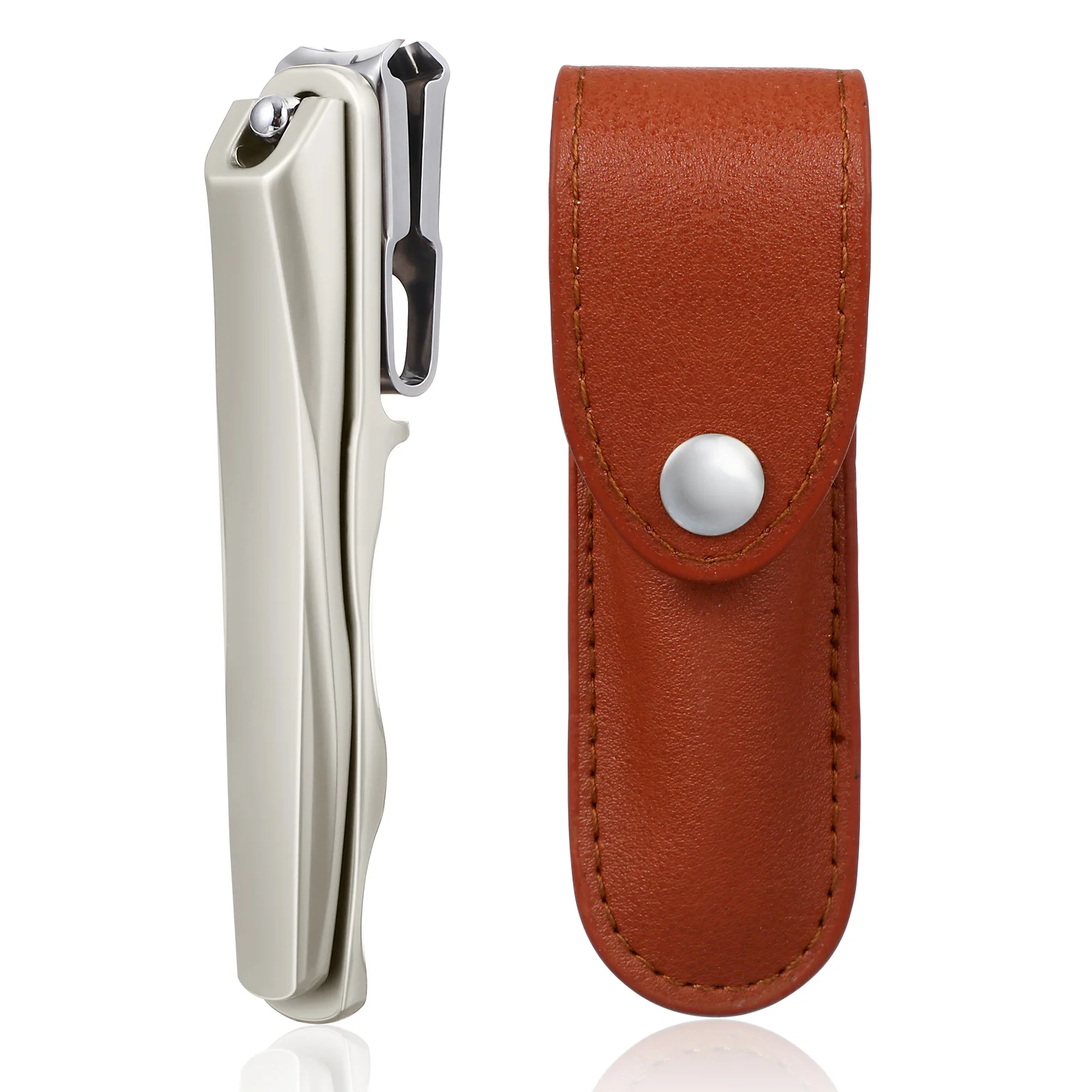 Роторные ножницы для ногтей дорожные кусачки из нержавеющей стали с длинной