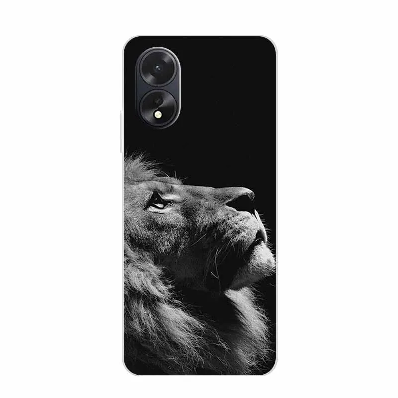 Флип-чехол для OPPO A18 A38 6 56 дюйма мягкий чехол 18 A 38