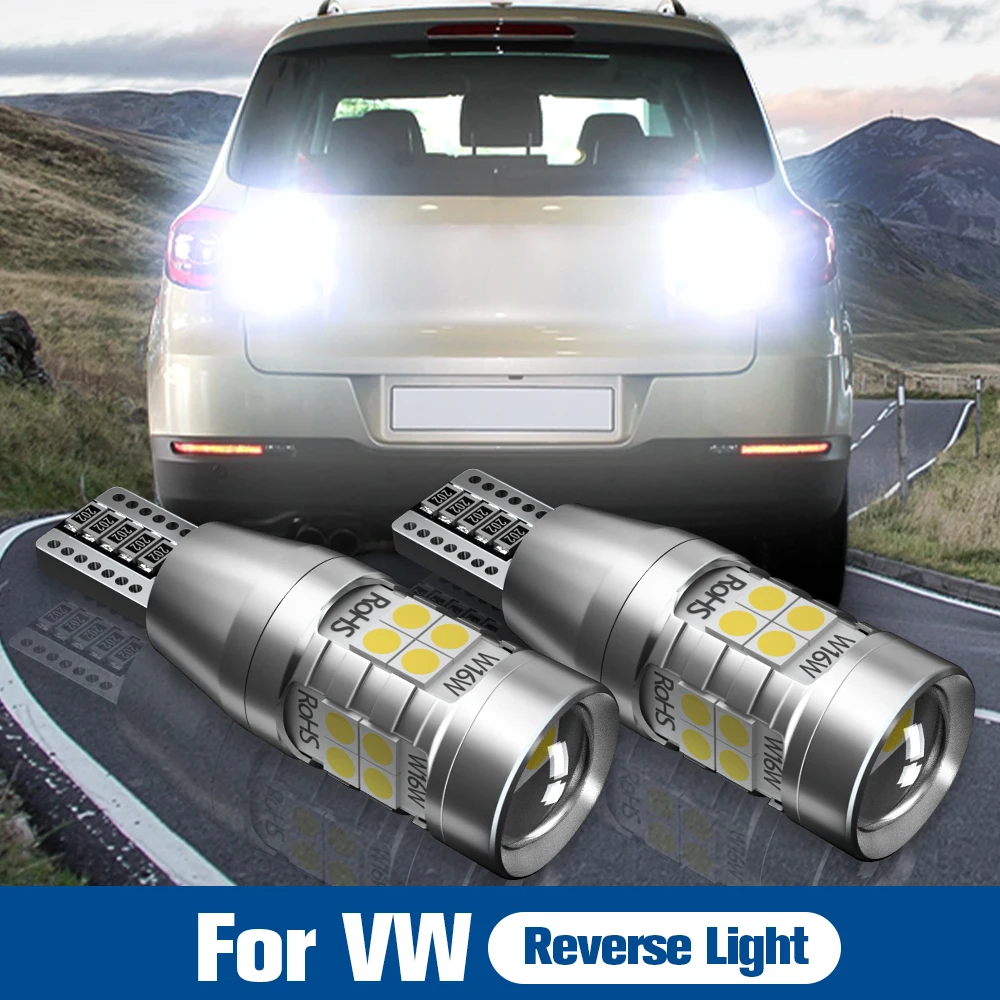 

2pcs LED Reverse Light Blub Backup Lamp W16W T15 921 Canbus For VW Passat B7 B8 CC EOS Golf mk6 mk7 Alltrack Sportsvan 6 7