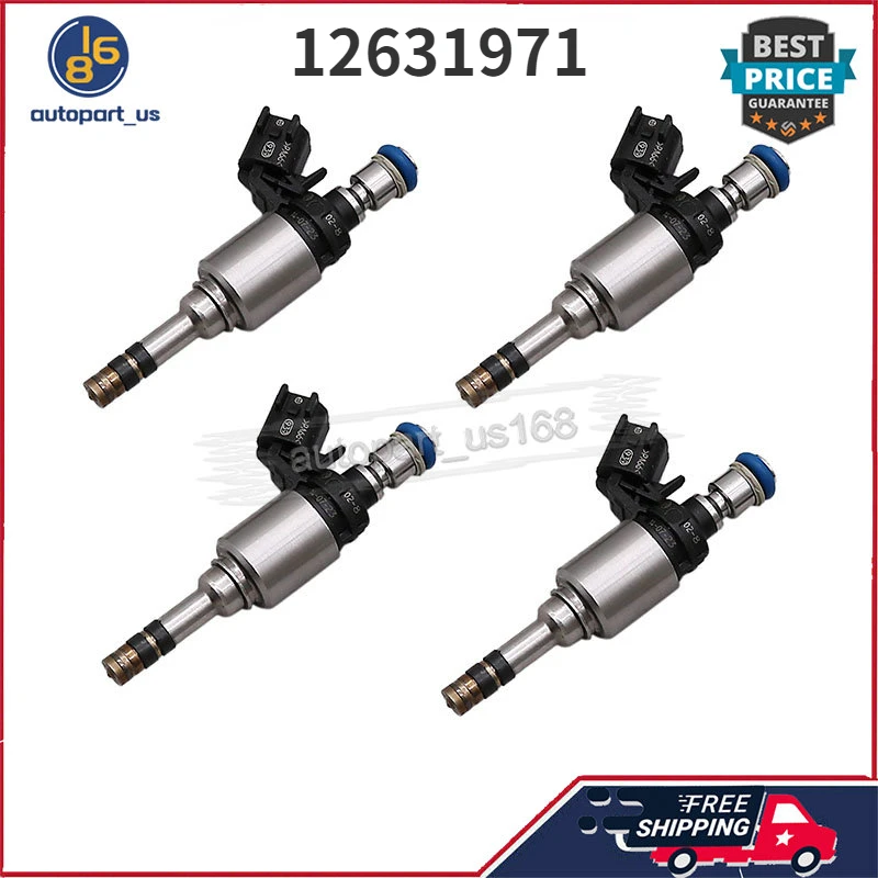 

For Buick Envision Regal TourX Cadillac ATS CT6 CTS Chevrolet Camaro Equinox Malibu Traverse GMC Terrain 12631971 Fuel Injectors