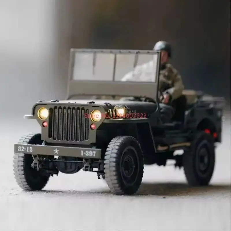  Радиоуправляемые автомобили Fms 1:12 1941 Willys Mb Jeep 2.4g 4wd Rtr Гусеничный скалолазание