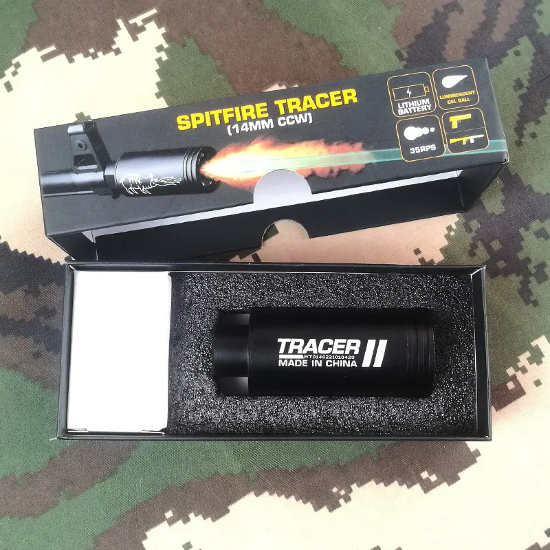 Tactical Tracer Unit pour paintball airsoft Spitfire effet avec Fluorescence 