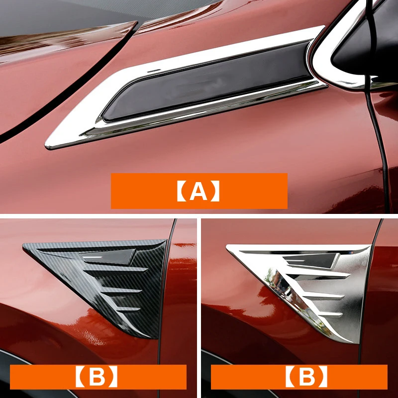Фото Гибридный автомобильный лист из АБС-пластика для Honda CRV CR-V 2017 2018 2019 2020 2021 5th, украшение на Акулий гриль, Боковая Отделка, Полоска, наклейка №5