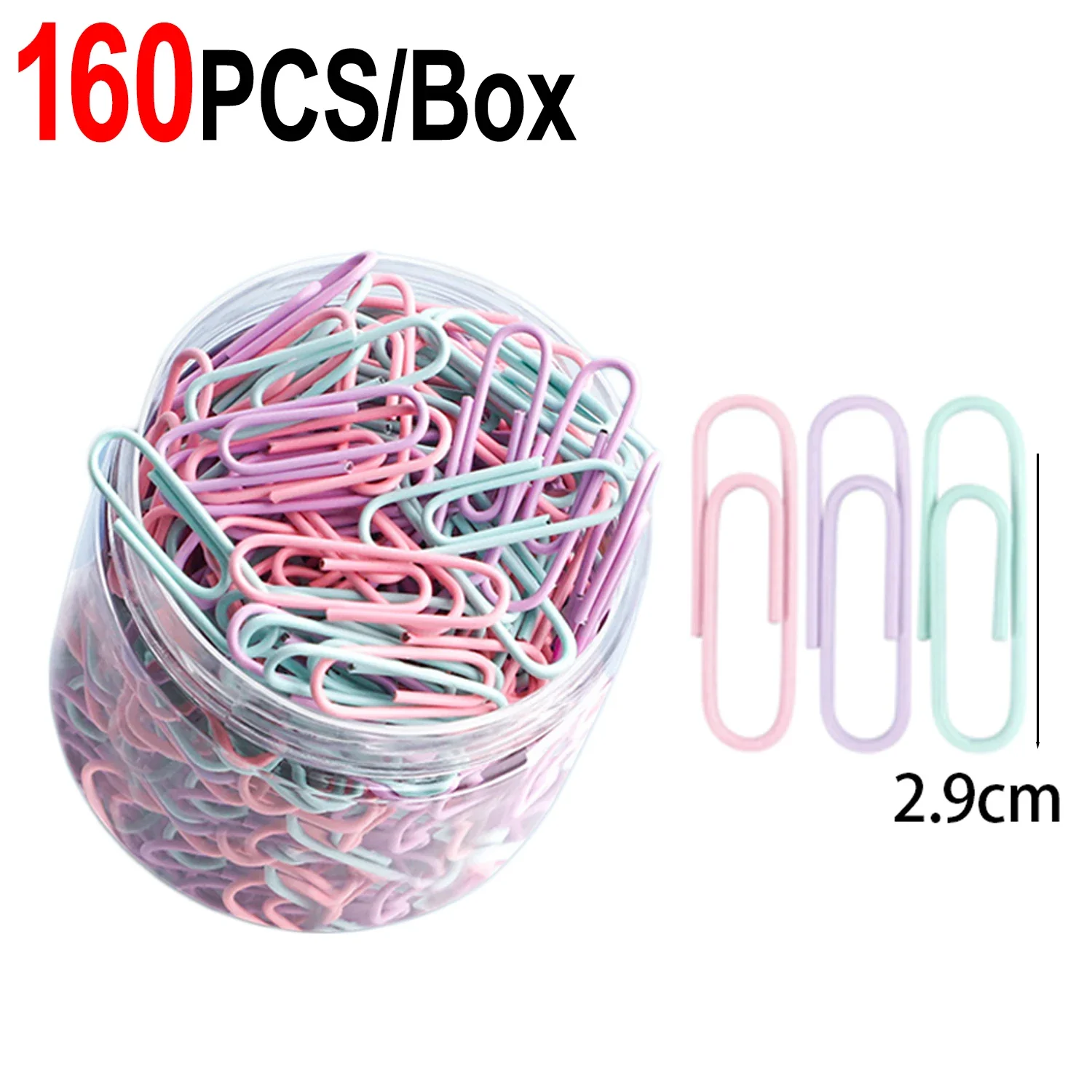 

Красочные металлические серебряные скрепки для бумаги, закладки из нержавеющей стали, скрепки-органайзеры, канцелярские принадлежности, офисные школьные принадлежности