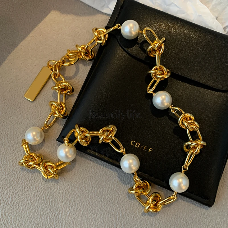 Жемчуг с узлом из французского металла усовершенствованная нишевая конструкция