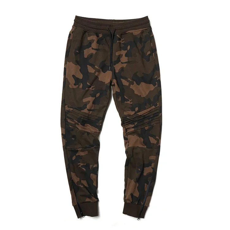 

2022 Spring Cotton Men's Casual Trousers Outdoor Running Camouflage Sports Pants Loose Stretch Men's Drawstring Pants