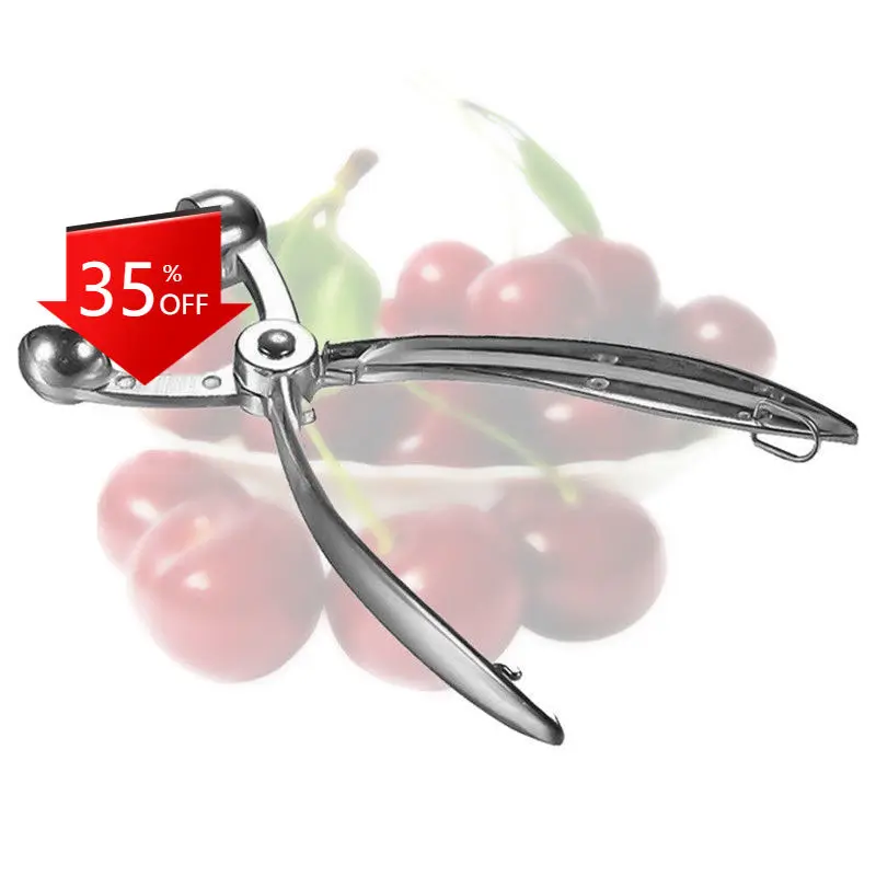 

1pc Cherry Olive Pitter Stoner Pits Seed Fruit Remover Core Easy Squeeze Stone Tool Aluminum Alloy Kitchen Tools & Gadgets