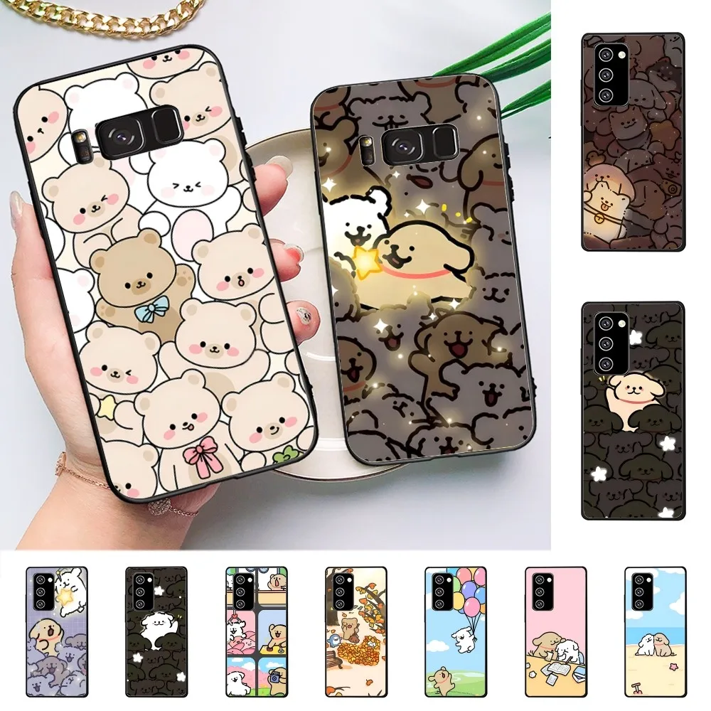 

Scribble puppy dog Phone Case For Samsung Note 8 9 10 20 pro plus lite M 10 11 20 30 21 31 51 A 21 22 42 02 03