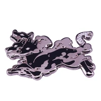 cute cartoon wolf badge treasure gift pin bag costumfashionable creative cartoon brooch lovely enamel badge clothing accessories