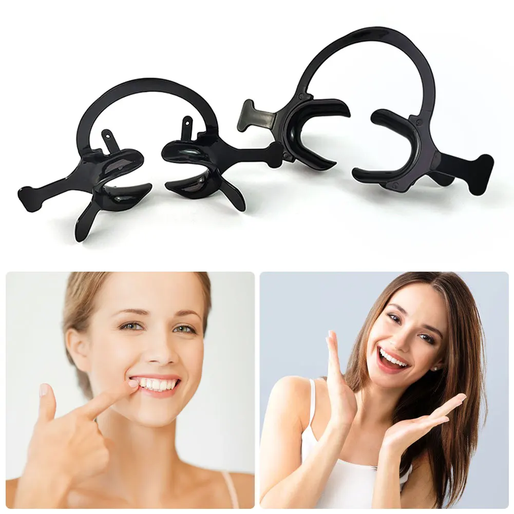 

3 Размера Стоматологический Инструмент C-образная Интраоральная щека губы Ретрактор Открыватель двойная головка ортодонтический зубной нож