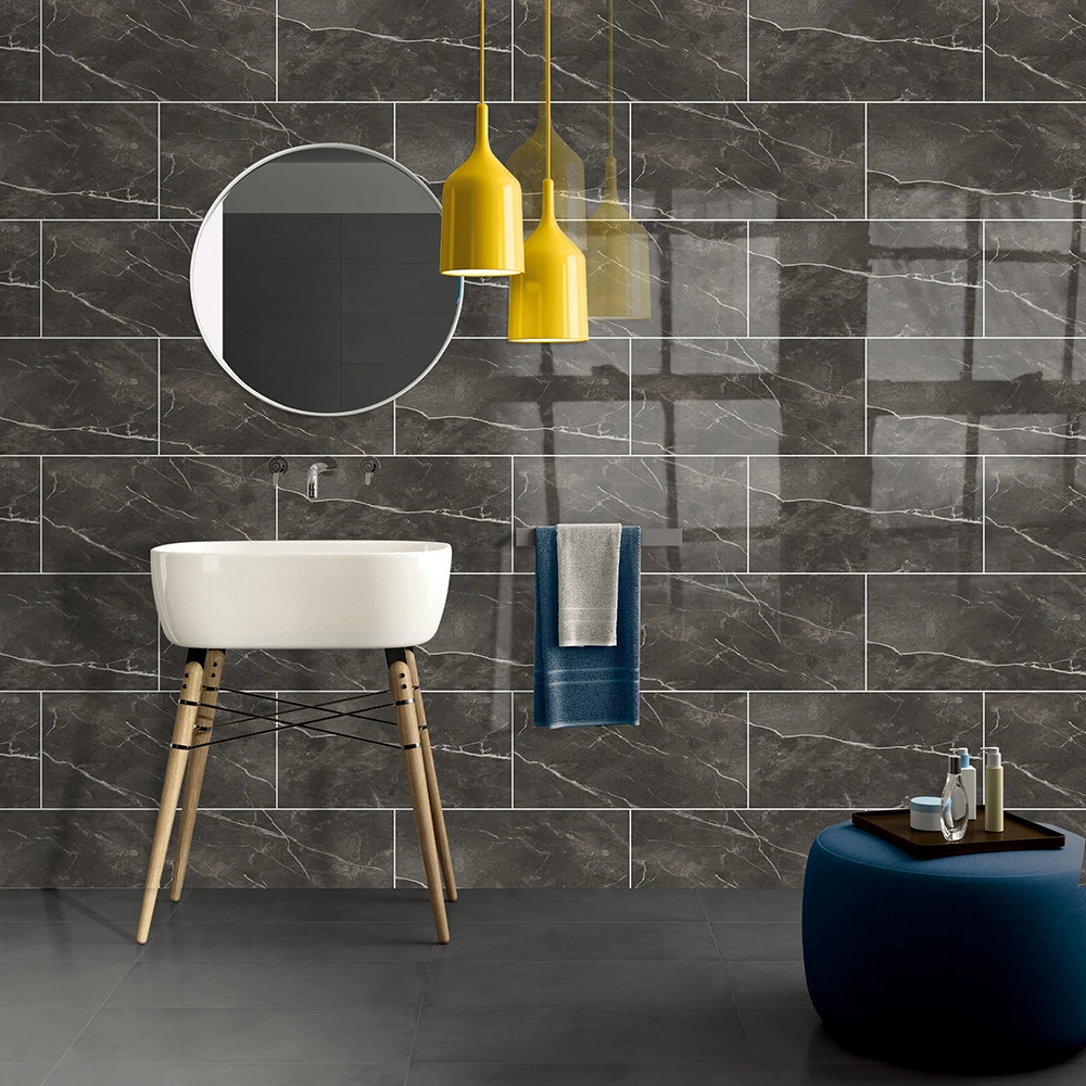 Мраморный шов из высококачественной ПВХ хрустальной пленки 30x60 см (4 шт.)-идеально