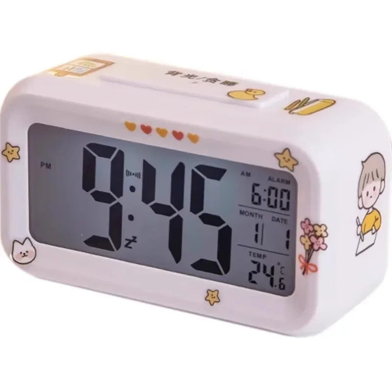 Будильник для студенческой спальни цифровые настольные часы креативные умные