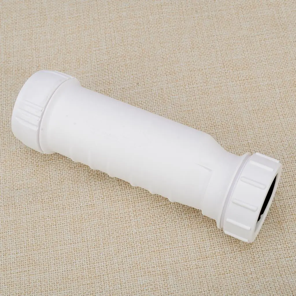 

Sink Deodorant Strainer Drain Pipe Hose Durable for RV Mobile Home Camper Bathroom Restroom White PVC Plastic