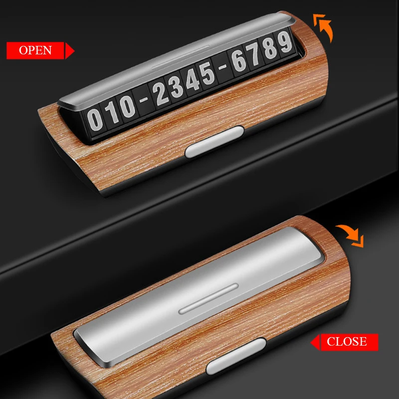 Новинка! Магнитный телефонный номер из АБС-пластика | Автомобильные наклейки