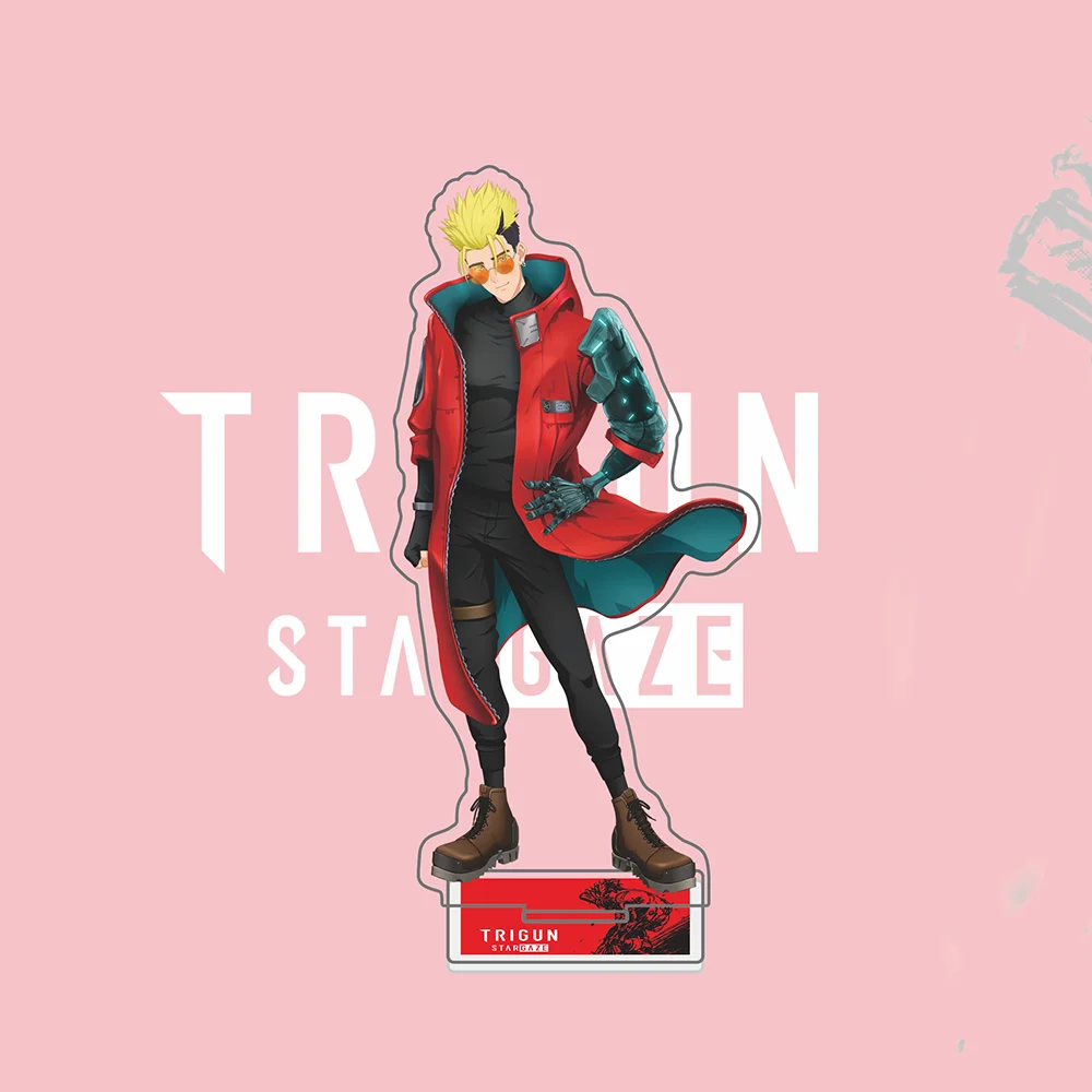 Акриловая подставка-брелок Trigun Stampede: Ваш Стэндид, Николас Д. Волфвуд, Мерил Страйф — аниме-фигурка, модель, декор для стола (art.: 3920d93edccc2) - 3920d93edccc2