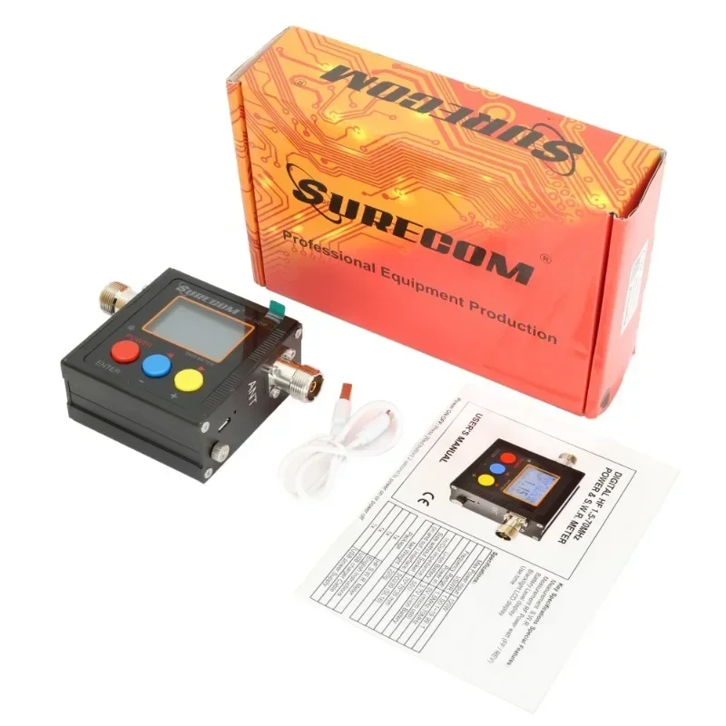 SW-102 Цифровой измеритель мощности и КСВ 1 5–70 МГц 120 Вт для двусторонней радиосвязи