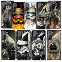 star wars robot cool for samsung galaxy s22 s21 s20 ultra plus pro s10 s9 s8 s7 5g soft tpu silicone black phone case capa cover