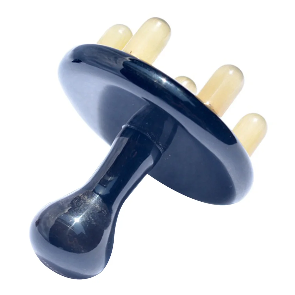 

Comb Head Scalp Hair Brush Guasha Horn Ox Scraper Handheld Combs Scrubber Tool Dandruff Relaxing Care Pick Exfoliator Static